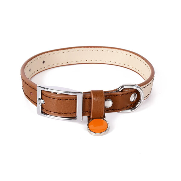 cowhide pet collar (5 colors) - Image 2