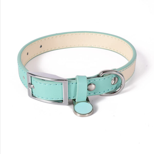 cowhide pet collar (5 colors) - Image 5