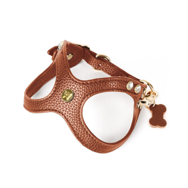 Cowhide pet harness (2 colors) - Image 2