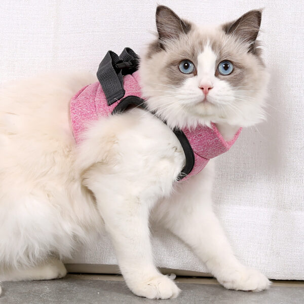 Elastic fabric cat harness(4 colors) - Image 2