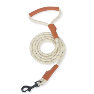 Comfortable Grip: The leash is designed with a comfortable grip, allowing you to maintain control while ensuring your hand feels comfortable during walks. Secure Attachment: The leash is equipped with a sturdy metal clasp that securely attaches to your pet's collar or harness, providing reliable control and preventing accidental detachment. Whether you have a small, medium, or large sized pet, the Pet Leash offers a combination of style, durability, and functionality, making it a great choice for your daily walks.